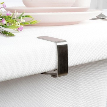 Набор из 4 настольных зажимов Excellent Houseware, нержавеющая сталь, 5х6 см.