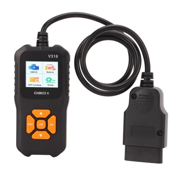 OBD2 СКАНЕР V318 АВТОМОБИЛЬНАЯ ДИАГНОСТИКА НЕИСПРАВНОСТЕЙ ЦВЕТНОЙ ЭКРАН