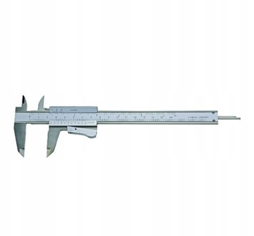 SUWMIARKA ANALOGOWA 200 x 50 MAUb 0.05 MONOBLOK INOX Z GŁĘBOKOŚCIOMIERZEM