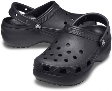 crocs damskie chodaki na platformie classic lekkie buty sportowe 36-37 W6