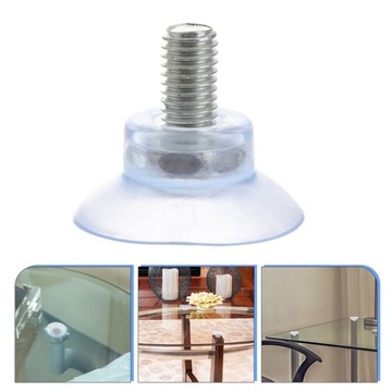 Пластиковые столы с резиновой вешалкой на присоске.