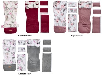 JACKMAR ДВУСТОРОННЯЯ ВСТАВКА ДЛЯ КОЛЯСКИ, 5 ЭЛЕМЕНТОВ