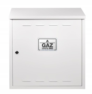 Skrzynka Gazowa 50x40x25 biała bez pleców