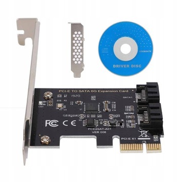 KONTROLER ADAPTER KARTA PCI-E 1X NA 2X SATA 3.0