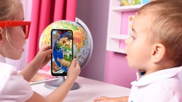 XXL GLOBUS 42 СМ С ПОДСВЕТКОЙ POL/FIZ + ПРИМЕНЕНИЕ