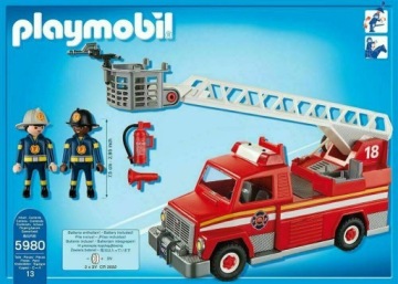PLAYMOBIL 5682 АМЕРИКАНСКАЯ ПОЖАРНАЯ БРИТАНИЯ С ЛЕСТНИЦОЙ