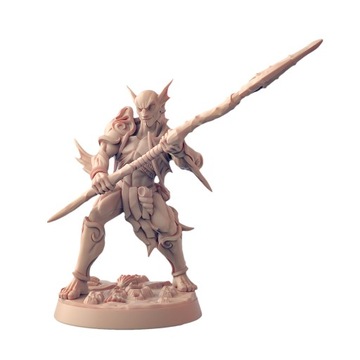 Figurka AG Wodny elf włóczniczka RPG