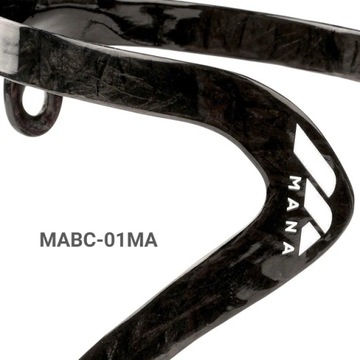 Marble GlossyMANA Ultralekki koszyk na bidon z włókna węglowego Tylko 12,3
