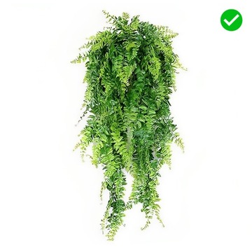 ИСКУССТВЕННЫЙ ПАПОРОТНИК 80 СМ РЕАЛИСТИЧНЫЕ ЛИСТЬЯ ПАПОРОТНИКА