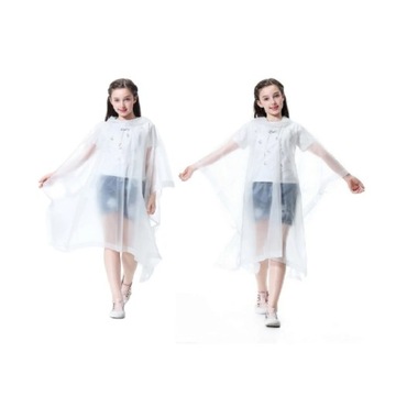 2 Packs Raincoat Poncho for Kids, Boys, Girls