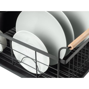 ПОДДОН ДЛЯ ПОСУДЫ И СТОЛОВЫХ ПРИБОРОВ ЧЕРНЫЙ Vilde 42,5 см x 29,5 см x 19 см