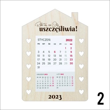 Mini Kalendarzyk (magnes lub stojak)