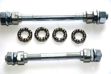 OŚ OŚKA KOŁA PRZÓD + TYŁ KOMAR OGAR ROMET +WIANKI