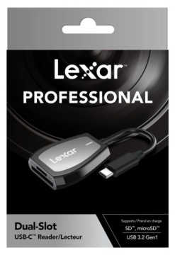 Lexar Professional USB-C Dual-Slot SD/micro SD/UHS-II Устройство для чтения карт памяти