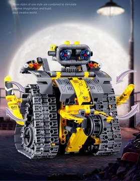 zdalnie sterowana koparka z gorącym kołem, transformator samochodowy Wa Li, robot-zabawka