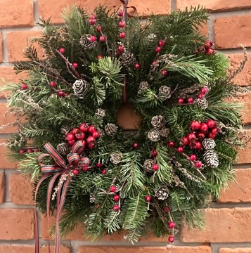 Wianek bożonarodzeniowy stroik świąteczny ŻYWY!!!!