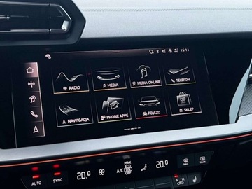 Audi A3 8Y 2024 Audi S3 Limousine 333KM Matrix Panorama Head-up Elektryczne fotele, zdjęcie 26