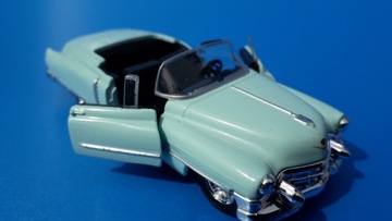 WELLY OLD TIMER 1953 CADILLAC ELDORADO СИНИЙ 1:34 НОВАЯ МЕТАЛЛИЧЕСКАЯ МОДЕЛЬ