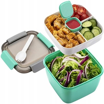 Przenośny pojemnik na sałatki na lunch Lunch box