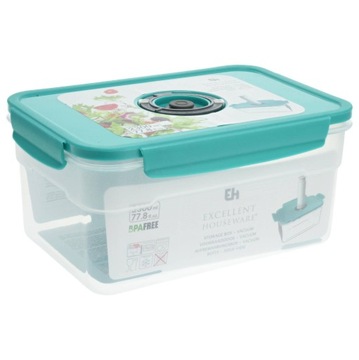 PRÓŻNIOWY POJEMNIK NA ŻYWNOŚĆ Z POKRYWĄ LUNCHBOX 2300ml 23x15x11cm