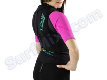 ONEILL Женский жилет Slasher Kite с молнией спереди Черный/Черный 2022 M