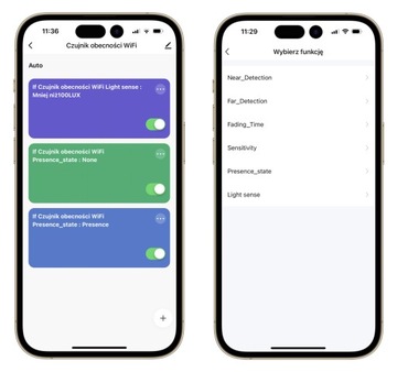 Czujnik obecności ruchu ZigBee TUYA Home Assistant