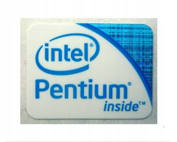 Intel Pentium Inside naklejka logo 21x16mm 050