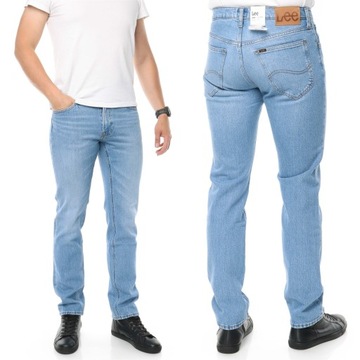 LEE DAREN ZIP spodnie męskie proste jeansy W40 L34