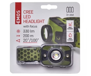 Latarka czołowa LED CREE P3539 EMOS 330lm FOCUS