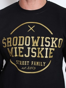 BLUZA ŚRODOWISKO MIEJSKIE 'THEME' BLACK/ GOLD XL