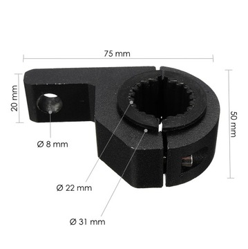 2x УНИВЕРСАЛЬНЫЙ ДЕРЖАТЕЛЬ ЛАМПЫ КРЕПЛЕНИЕ НА ТРУБКУ 25-50