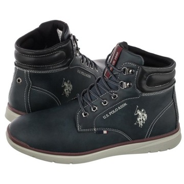 Buty Botki Trzewiki Męskie U.S. Polo Assn. Basile YGOR4098W0 Granatowe