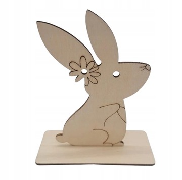 OZDOBA FIGURKA ŚWIĄTECZNA WIELKANOC ZAJĄC DEKOR model 1