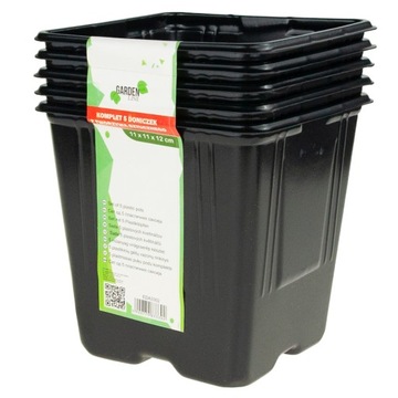 ПРОИЗВОДСТВЕННЫЕ ГОРШКИ П11 ДЛЯ ОКРУЖЕНИЯ СЕВА И ПОСЕВА СЕМЕНА, 5 ШТ.