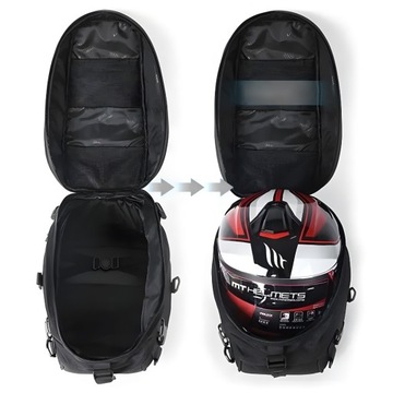 БОЛЬШОЙ МОТОЦИКЛЬНЫЙ РЮКЗАК ДЛЯ МОТОЦИКЛОВОГО ШЛЕМА 2в1 ОКСФОРД ВОДОНЕПРОНИЦАЕМЫЙ