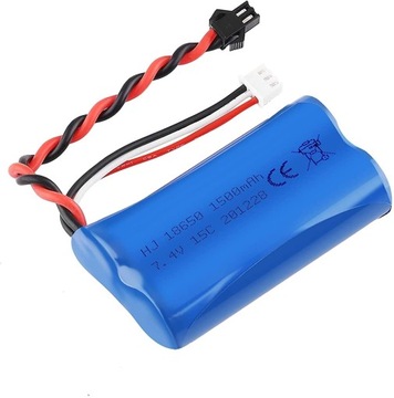 1500mAh 7.4V 2S Bateria U12A S033G Q1 H101 SM-2P
