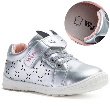 Półbuty na rzep wkł.SKÓRA profilowane Wojtyłko