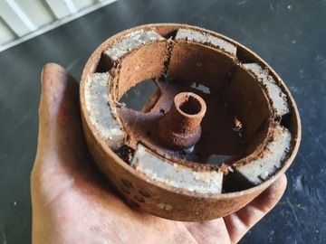 SIMSON МОТОЦИКЛ MAGNETO IGNITION DDR ОРИГИНАЛЬНОЕ КОЛЕСО