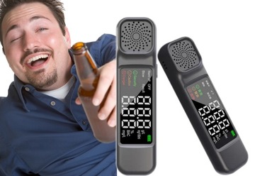 ALKOMAT TESTER CYFROWY BEZUSTNIKOWY LCD USB SZYBKI