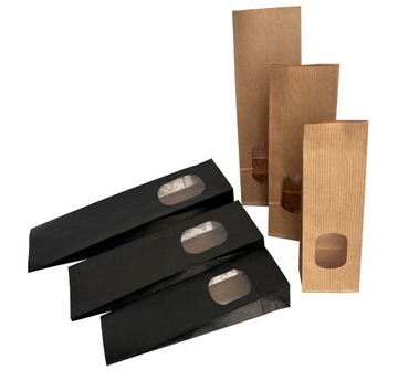 Пакеты бумажные для сыпучих продуктов 100шт20,5х7х4