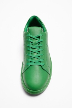 ZARA MAN BUTY SPORTOWE SKÓRA SNEAKERSY ZIELONE 43