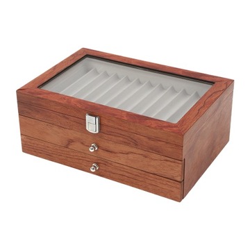 Трехслойная деревянная коробка для перьевых ручек