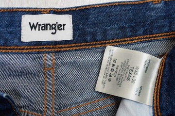 WRANGLER TEXAS JEANS spodnie męskie granatowe PREMIUM 34/30 pas 88