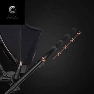 Двойная коляска CAVOE AVEC, СИДЕНЬЕ, АДАПТЕРЫ CYBEX