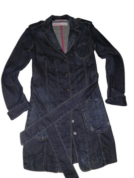 NOLITA MADE IN ITALY PŁASZCZYK JEANS R XS