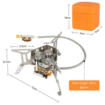 TOMSHOO 5800W Foldable Camping Gas Stove 3