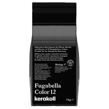 KERAKOLL Fugabella Color Fuga 3 kg Kolor 12 Czarna