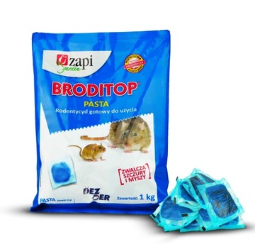 SILNA TRUTKA NA MYSZY SZCZURY BRODIFAKUM 1KG