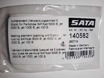 Уплотнение сопла из материала SATA для X 5500 140582