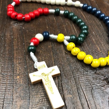 Четки - дерево - 8 мм - миссионерские Святое Причастие